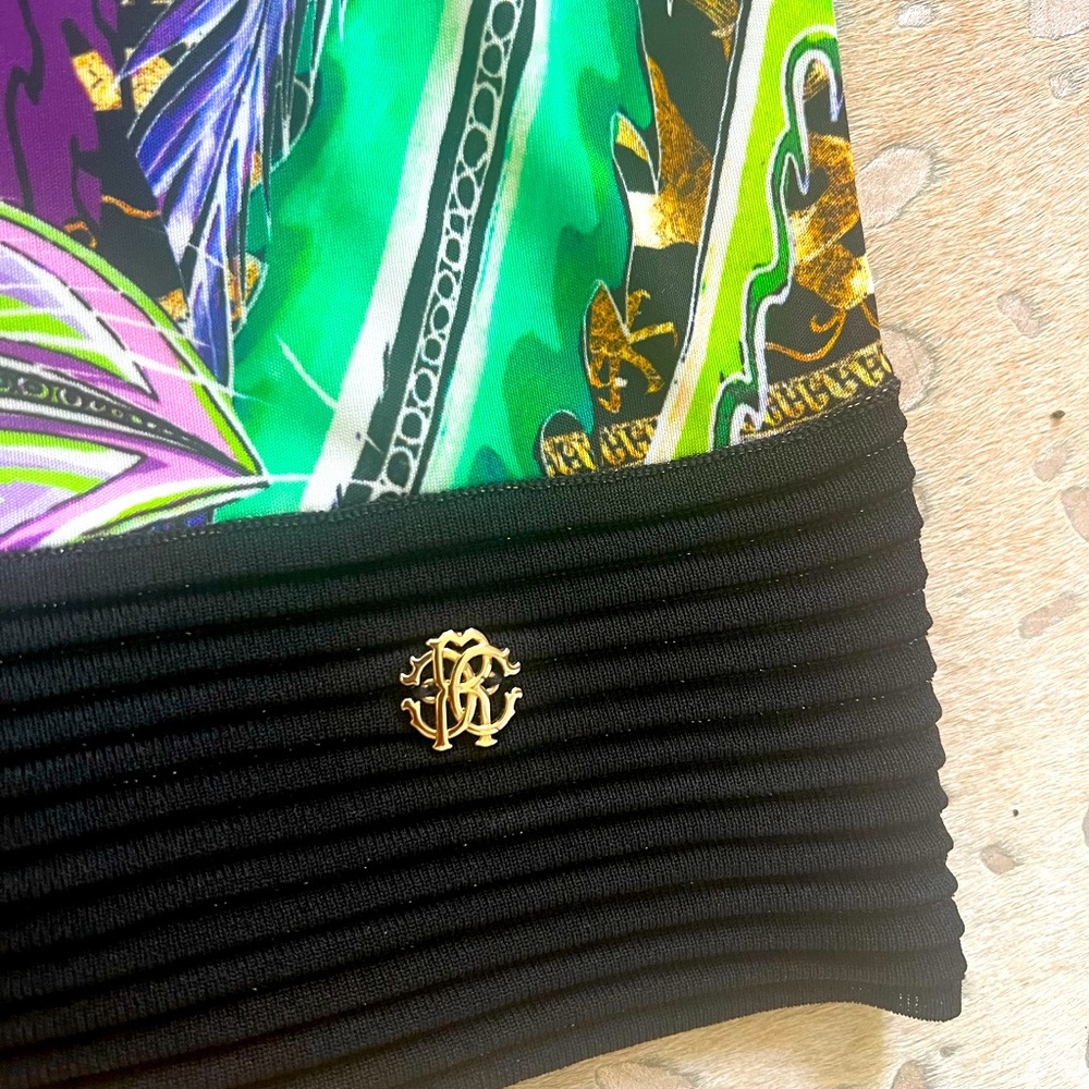 Dramatic Roberto Cavalli One Shoulder Kimono Slee… - image 4